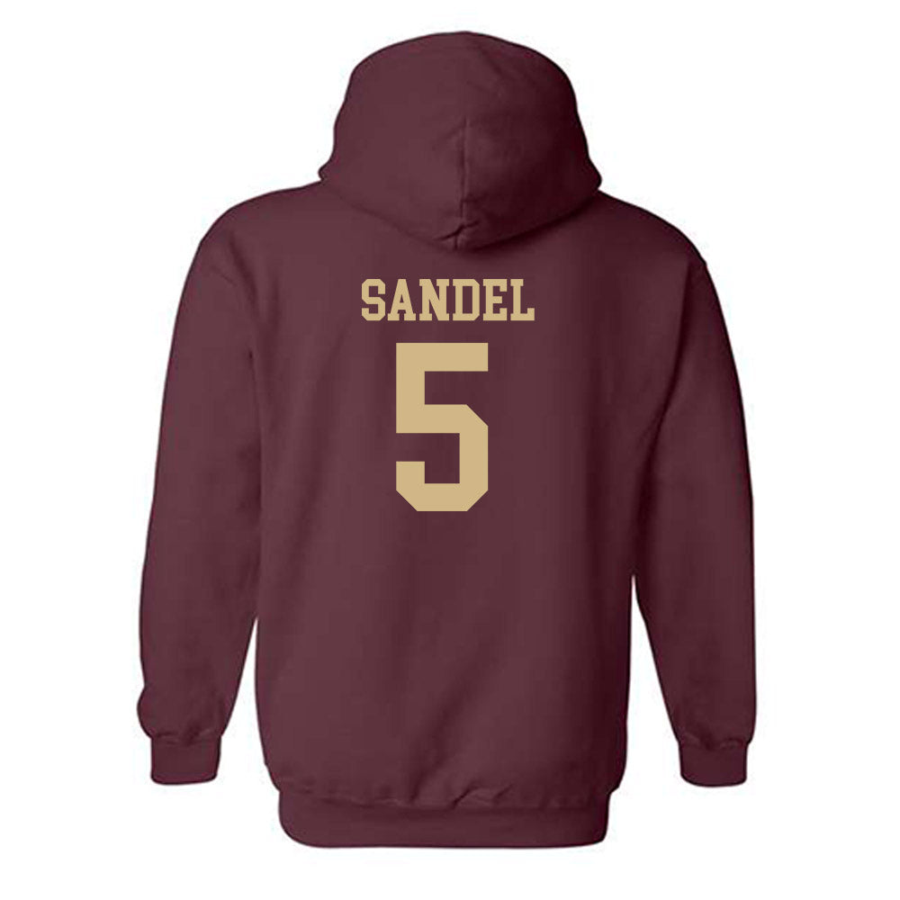 Texas State - NCAA Softball : Sophie Sandel - Classic Shersey Hooded Sweatshirt-1