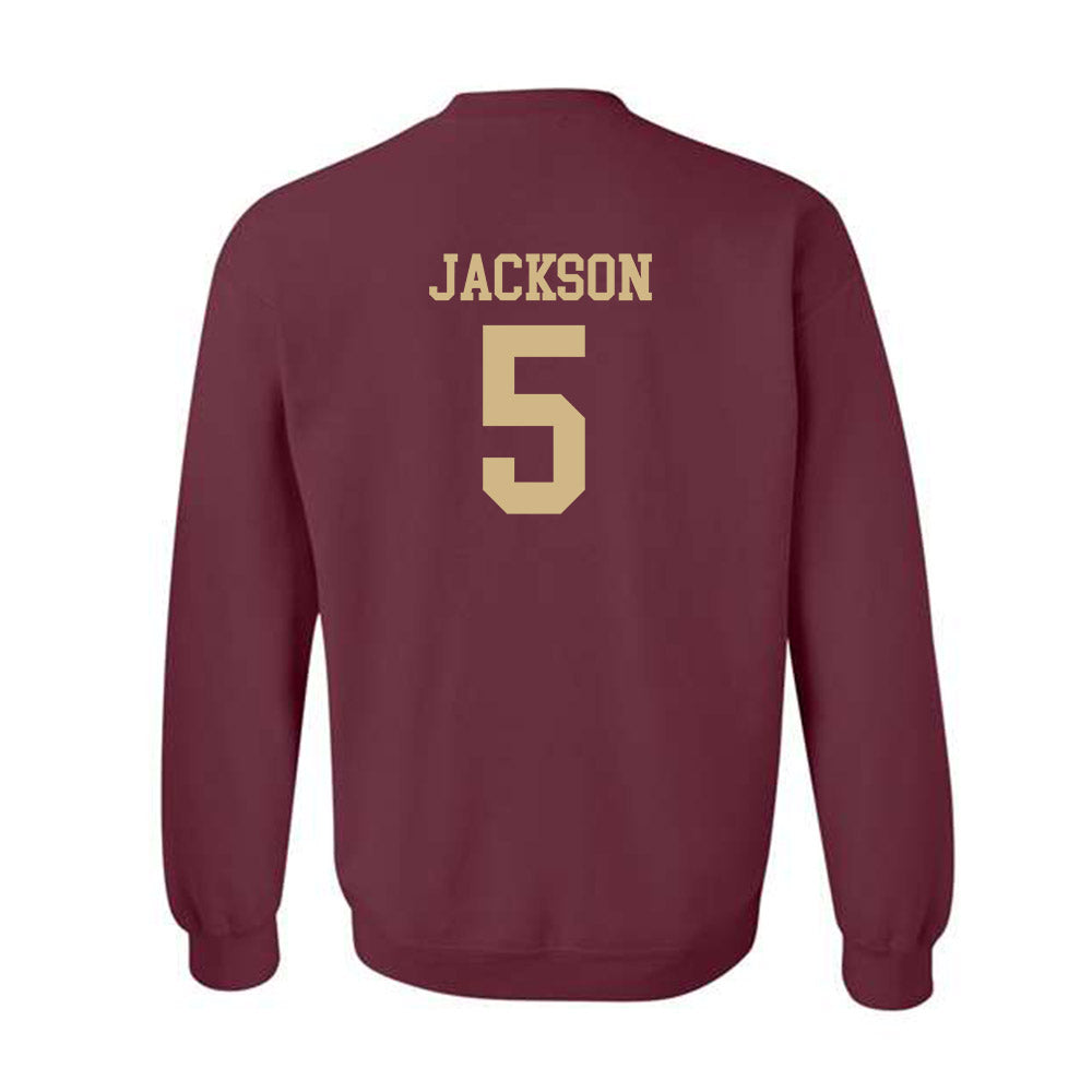 Texas State - NCAA Football : Dj Jackson - Classic Shersey Crewneck Sweatshirt-1