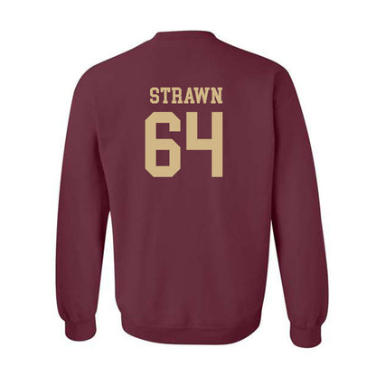 Texas State - NCAA Football : Dorion Strawn - Classic Shersey Crewneck Sweatshirt-1
