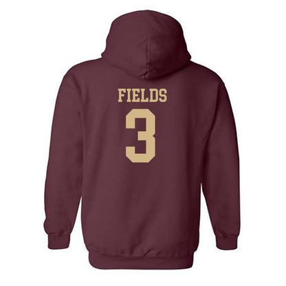Texas State - NCAA Men's Basketball : Robert Fields - Classic Shersey Hooded Sweatshirt-1