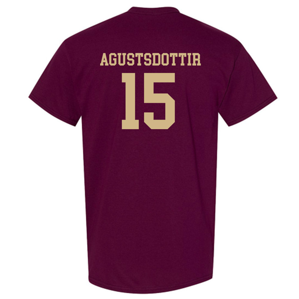 Texas State - NCAA Women's Soccer : Katrin Agustsdottir - Classic Shersey T-Shirt-1