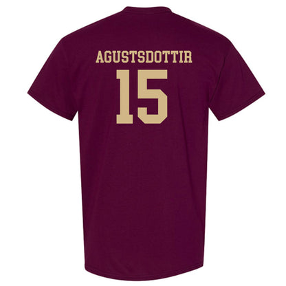 Texas State - NCAA Women's Soccer : Katrin Agustsdottir - Classic Shersey T-Shirt-1