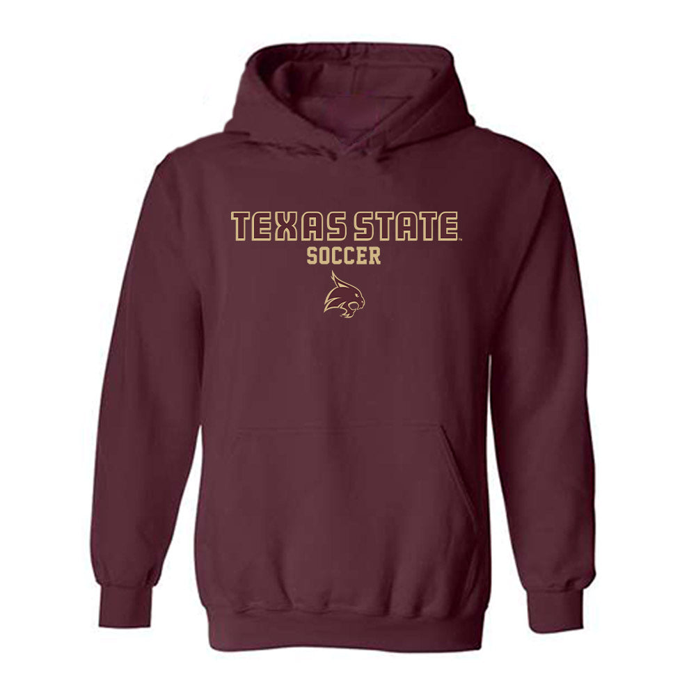 Texas State - NCAA Women's Soccer : Brooke Martinez - Classic Shersey Hooded Sweatshirt-0