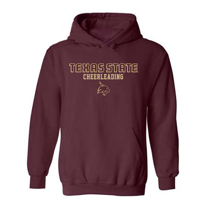 Texas State - NCAA Cheerleading : Nyavah Pitt - Classic Shersey Hooded Sweatshirt-0