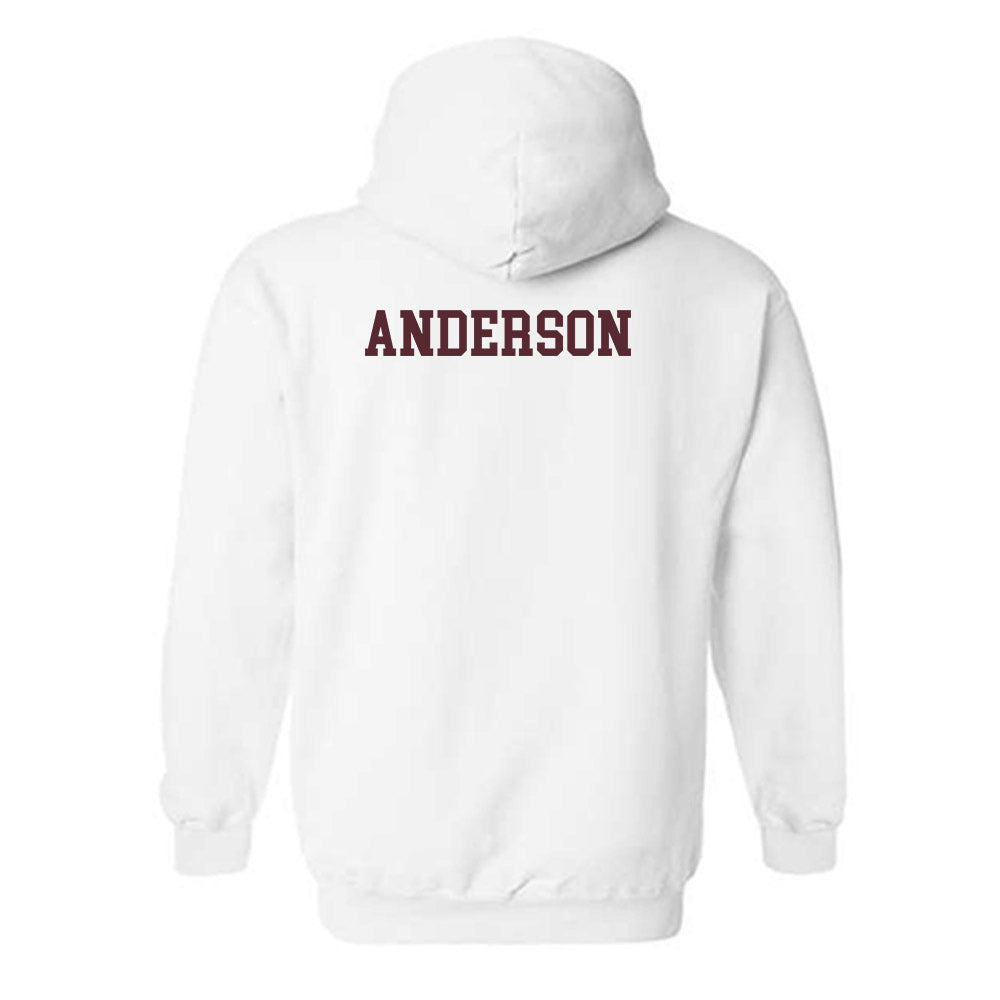 Texas State - NCAA Men's Golf : Terrin Anderson - Classic Shersey Hooded Sweatshirt-1