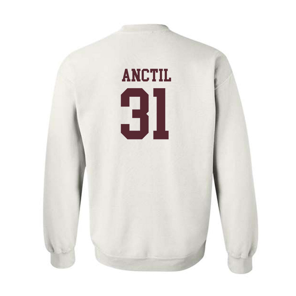 Texas State - NCAA Baseball : Justin Anctil - Classic Shersey Crewneck Sweatshirt-1