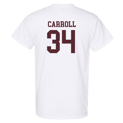 Texas State - NCAA Baseball : Coll Carroll - Classic Shersey T-Shirt-1