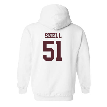 Texas State - NCAA Football : Darian Snell - Classic Shersey Hooded Sweatshirt-1