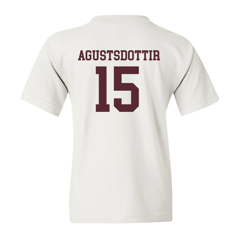 Texas State - NCAA Women's Soccer : Katrin Agustsdottir - Classic Shersey Youth T-Shirt-1