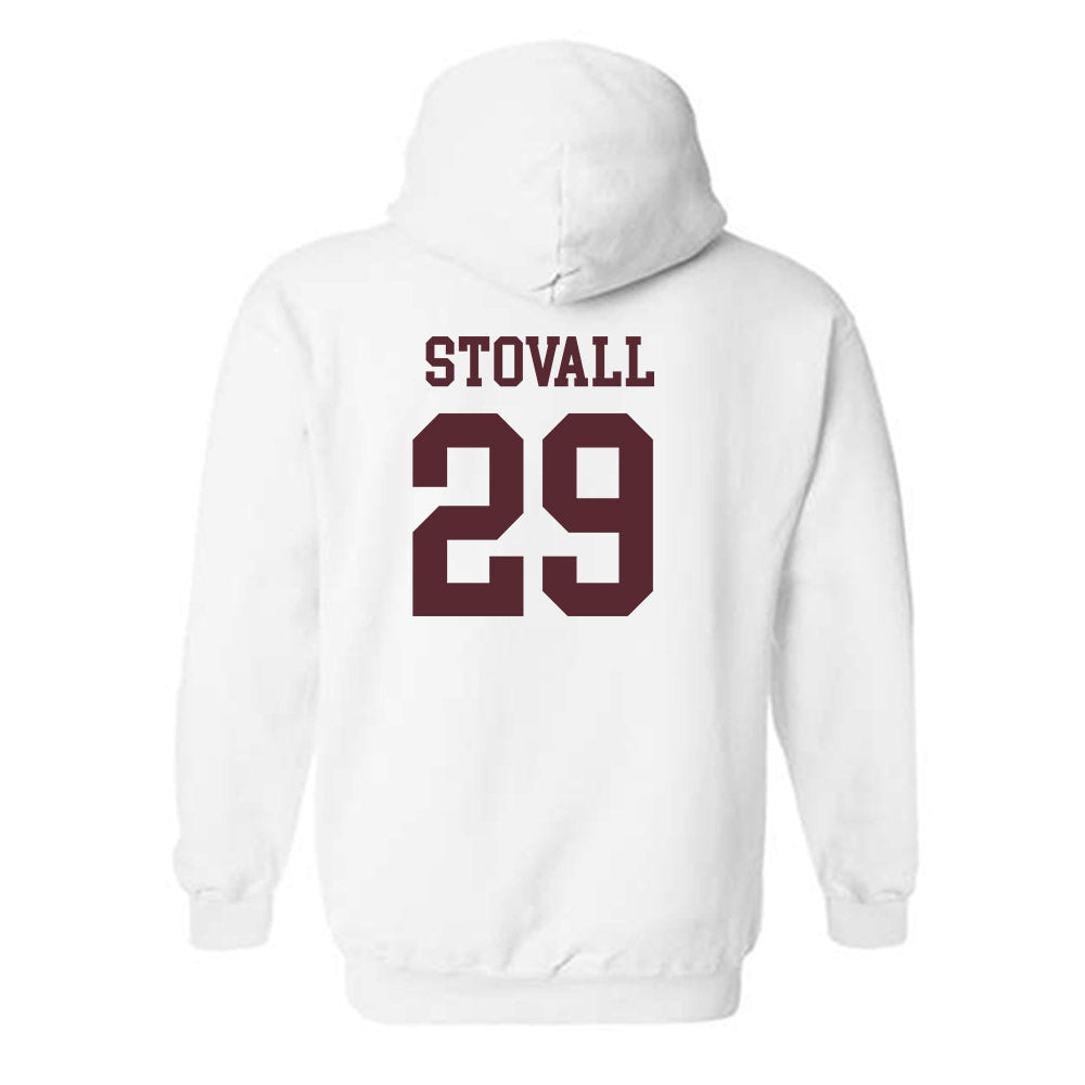 Texas State - NCAA Baseball : Kortland Stovall - Classic Shersey Hooded Sweatshirt-1