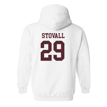Texas State - NCAA Baseball : Kortland Stovall - Classic Shersey Hooded Sweatshirt-1