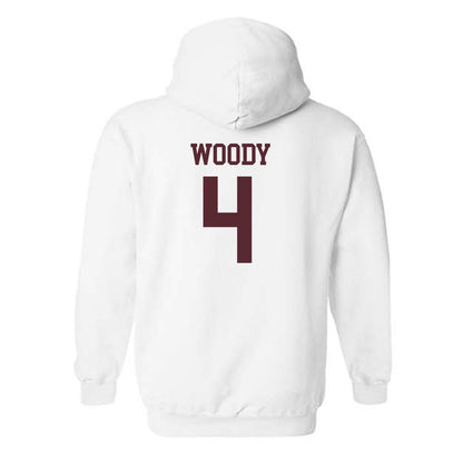 Texas State - NCAA Football : Tae Woody - Classic Shersey Hooded Sweatshirt-1