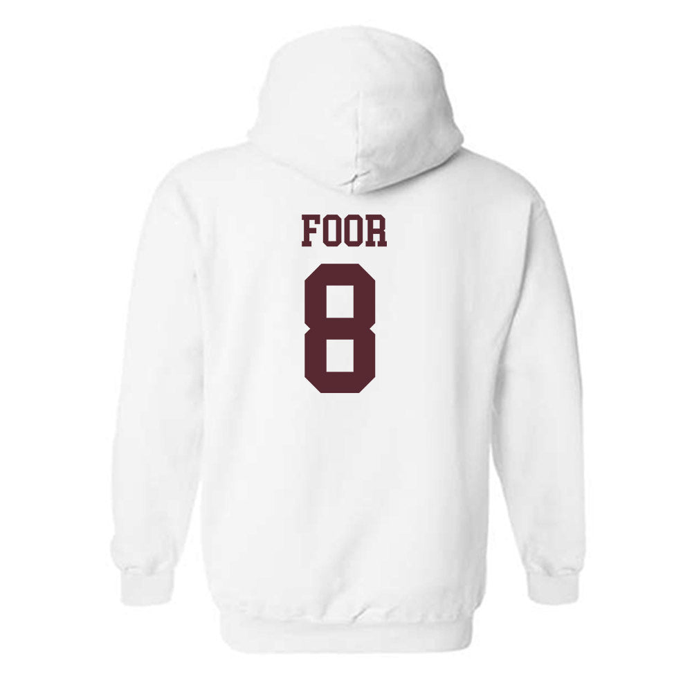 Texas State - NCAA Baseball : Daylen Foor - Classic Shersey Hooded Sweatshirt-1