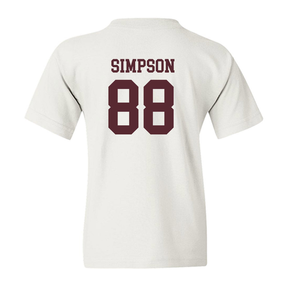 Texas State - NCAA Football : Jake Simpson - Classic Shersey Youth T-Shirt-1