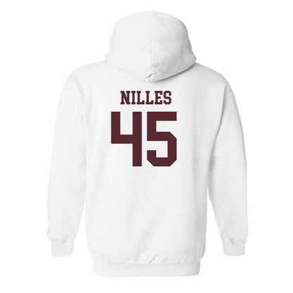 Texas State - NCAA Football : Cole Nilles - Classic Shersey Hooded Sweatshirt-1