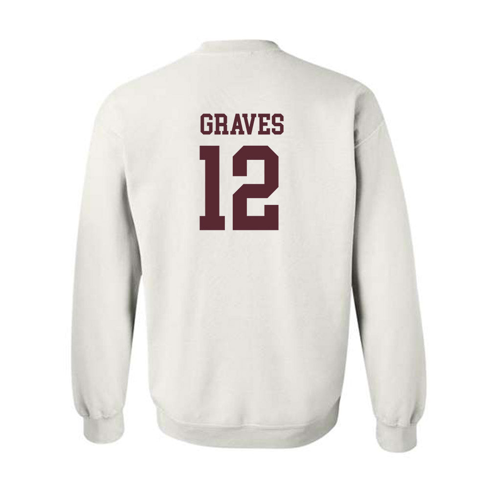 Texas State - NCAA Football : Lakeyleon Graves - Classic Shersey Crewneck Sweatshirt-1