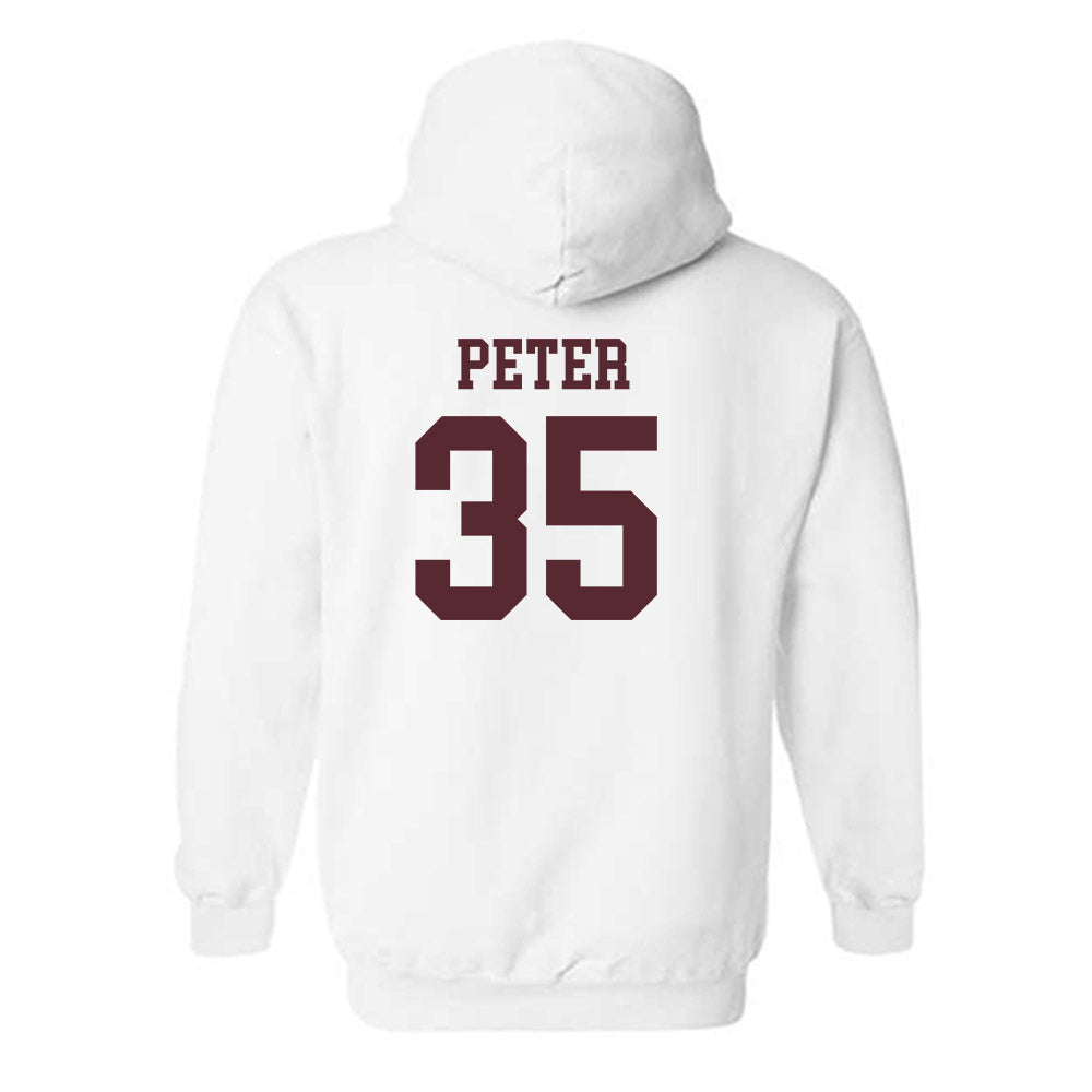Texas State - NCAA Football : Emmanuel Peter - Classic Shersey Hooded Sweatshirt-1