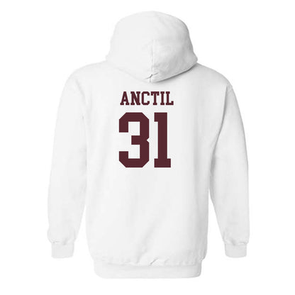 Texas State - NCAA Baseball : Justin Anctil - Classic Shersey Hooded Sweatshirt-1
