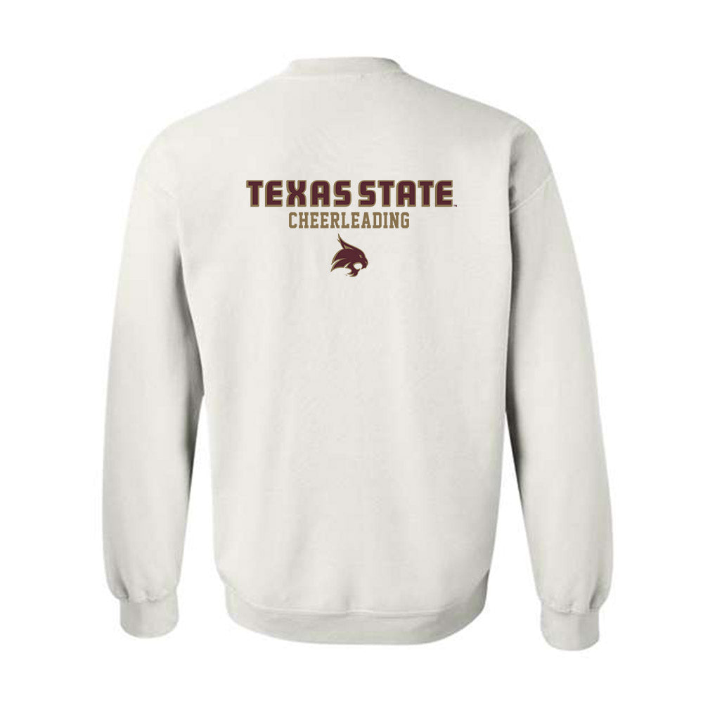 Texas State - NCAA Cheerleading : Lyndi Hadley - Classic Shersey Crewneck Sweatshirt-1