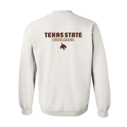 Texas State - NCAA Cheerleading : Lyndi Hadley - Classic Shersey Crewneck Sweatshirt-1