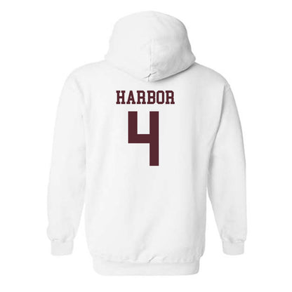 Texas State - NCAA Women's Basketball : Myla Harbor - Classic Shersey Hooded Sweatshirt-1