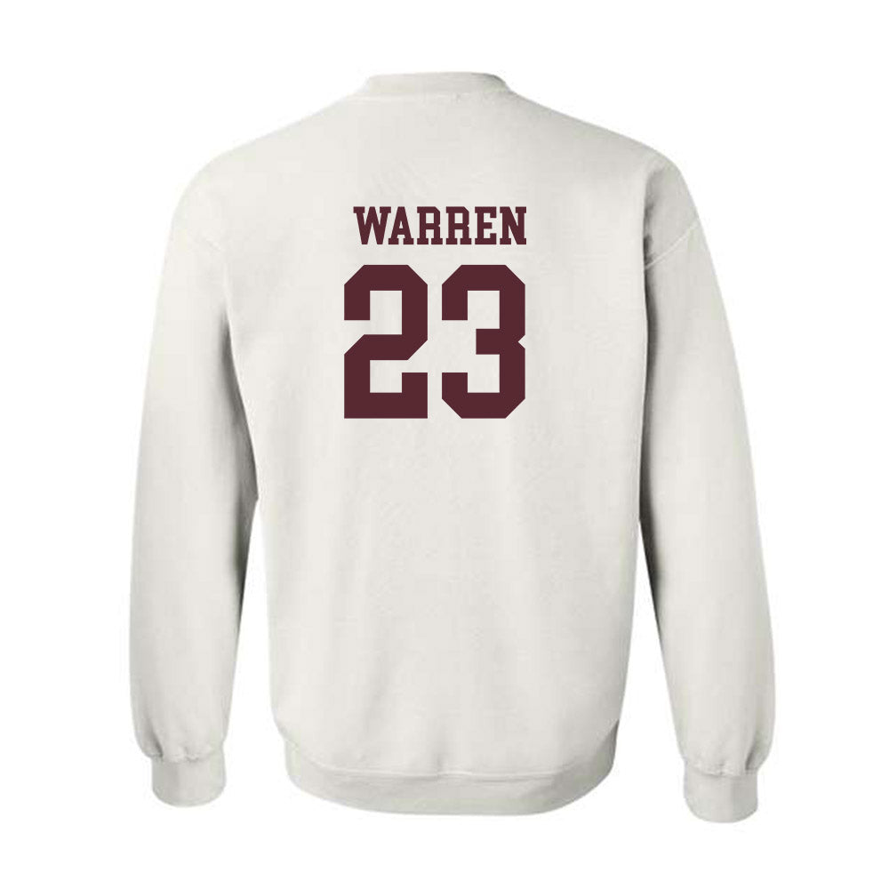 Texas State - NCAA Football : Willie Warren - Classic Shersey Crewneck Sweatshirt-1