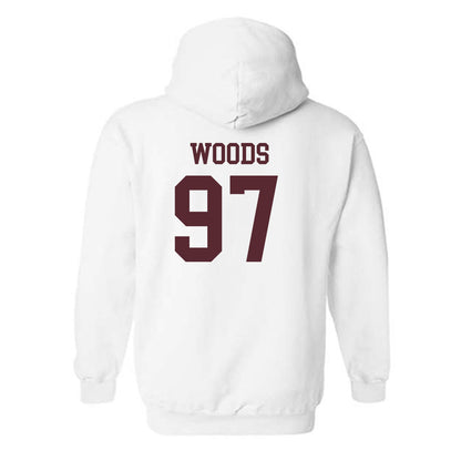 Texas State - NCAA Football : Devarrick Woods - Classic Shersey Hooded Sweatshirt-1