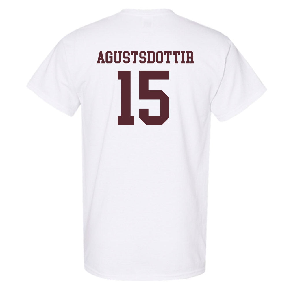 Texas State - NCAA Women's Soccer : Katrin Agustsdottir - Classic Shersey T-Shirt-1