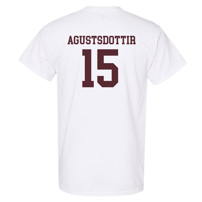 Texas State - NCAA Women's Soccer : Katrin Agustsdottir - Classic Shersey T-Shirt-1