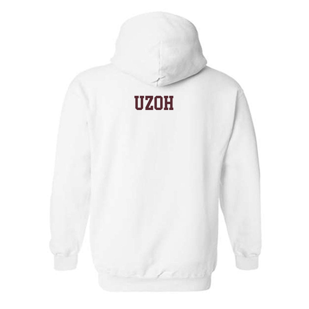 Texas State - NCAA Women's Track & Field : Chinenye Uzoh - Classic Shersey Hooded Sweatshirt-1