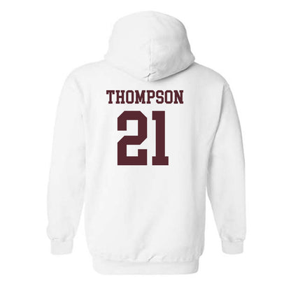 Texas State - NCAA Men's Basketball : Deke Thompson - Classic Shersey Hooded Sweatshirt-1