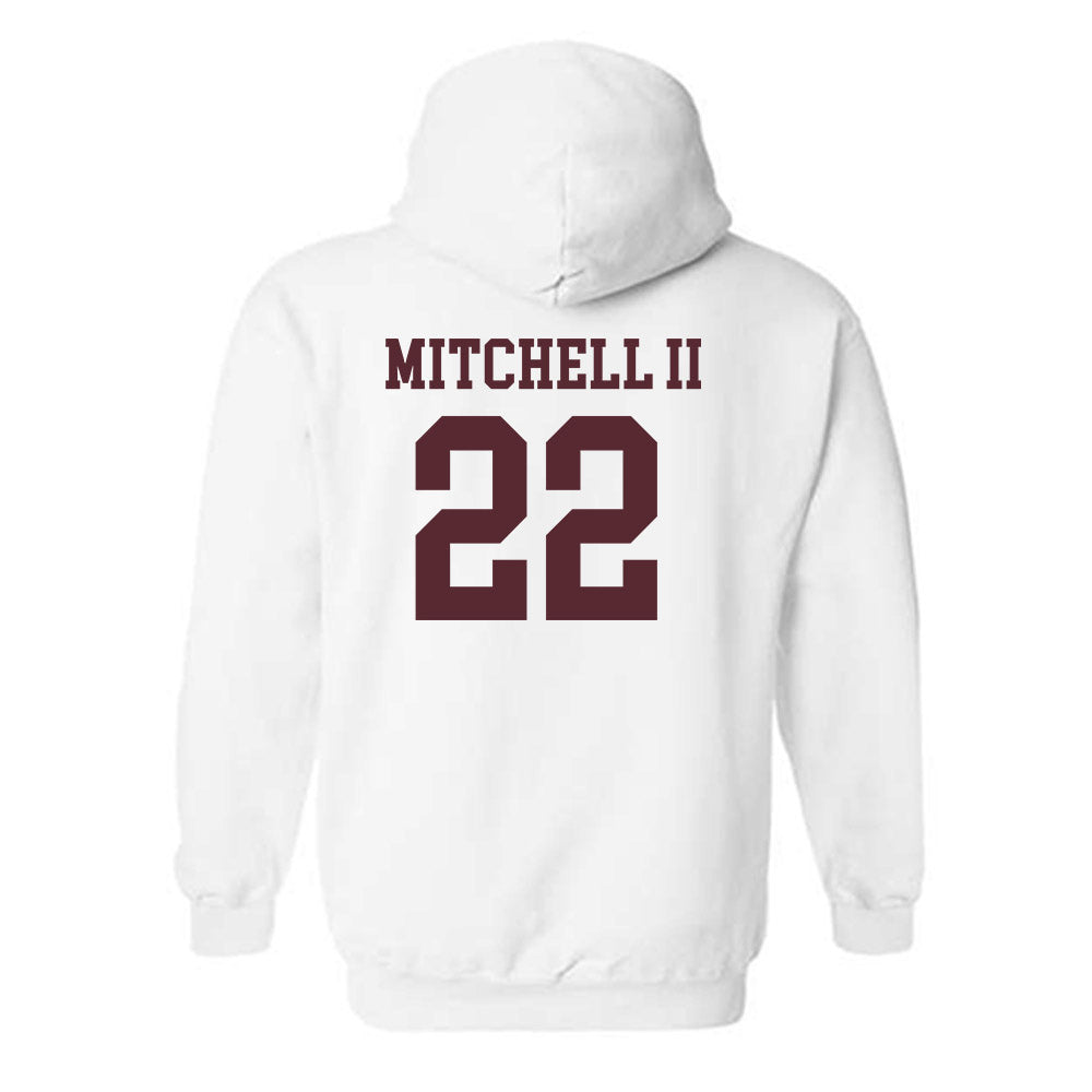 Texas State - NCAA Football : William Mitchell II - Classic Shersey Hooded Sweatshirt-1