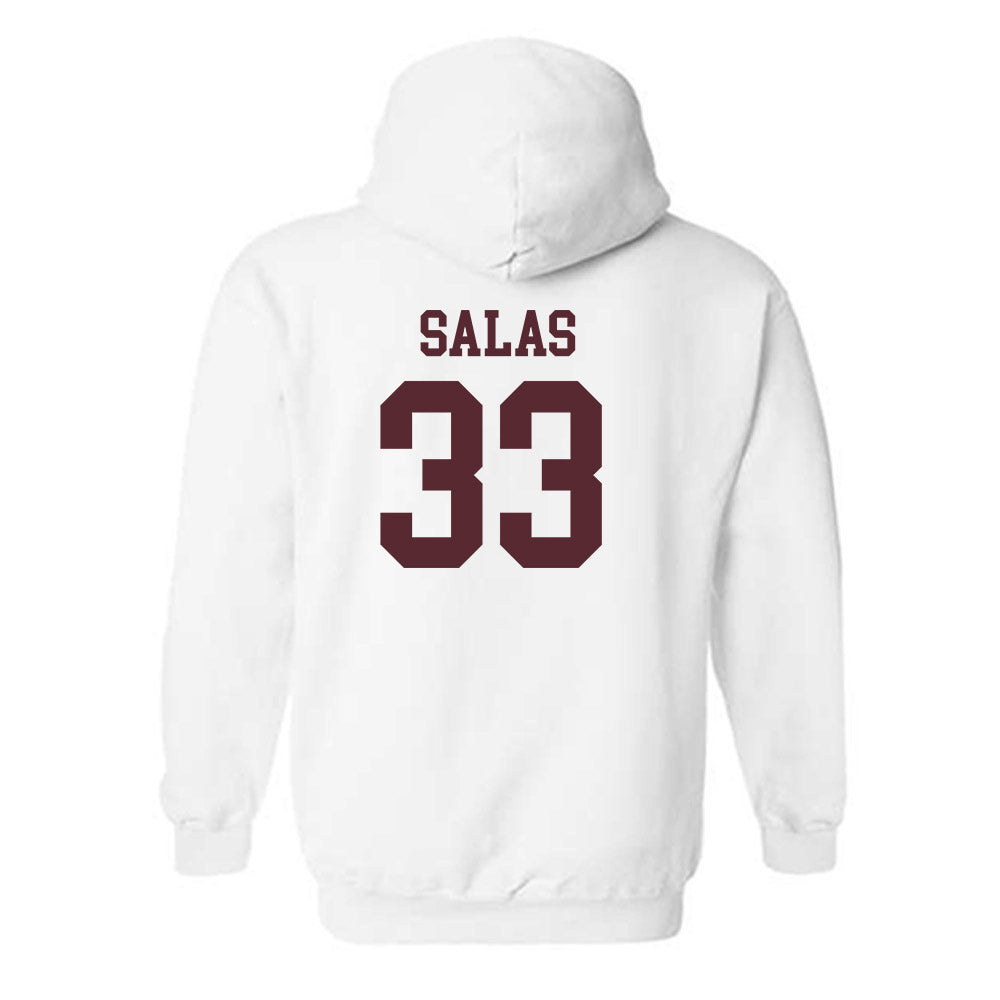 Texas State - NCAA Baseball : Manny Salas - Classic Shersey Hooded Sweatshirt-1