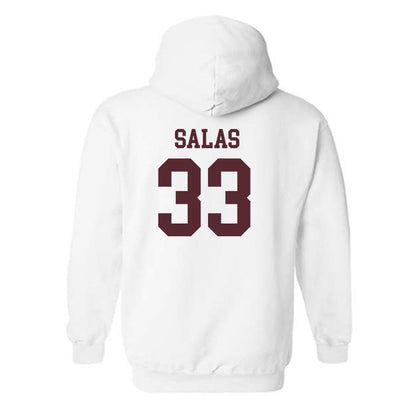 Texas State - NCAA Baseball : Manny Salas - Classic Shersey Hooded Sweatshirt-1
