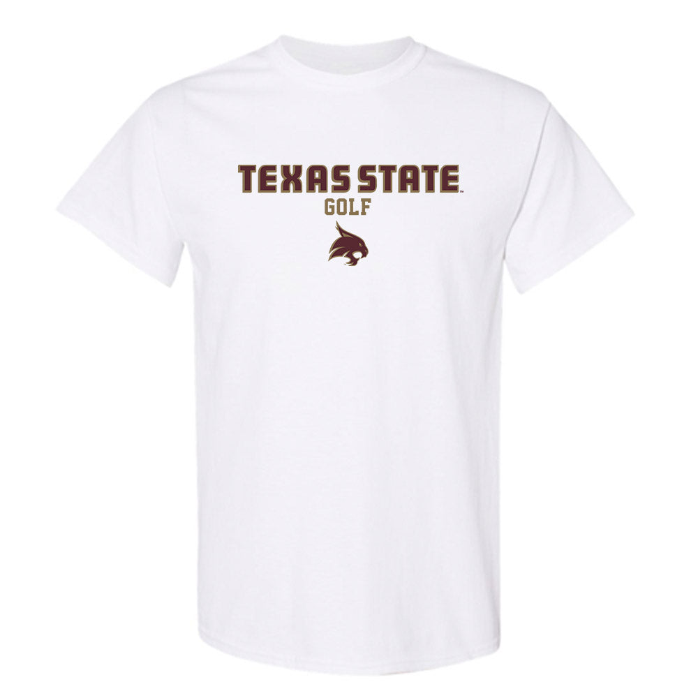 Texas State - NCAA Men's Golf : Terrin Anderson - Classic Shersey T-Shirt-0