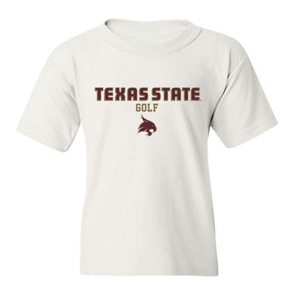 Texas State - NCAA Men's Golf : Corrington Case - Classic Shersey Youth T-Shirt-0