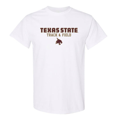 Texas State - NCAA Men's Track & Field : Jashaun Lloyd - Classic Shersey T-Shirt-0