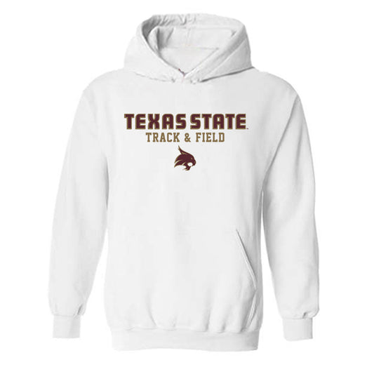 Texas State - NCAA Women's Track & Field : Tateayna Fuller - Classic Shersey Hooded Sweatshirt-0
