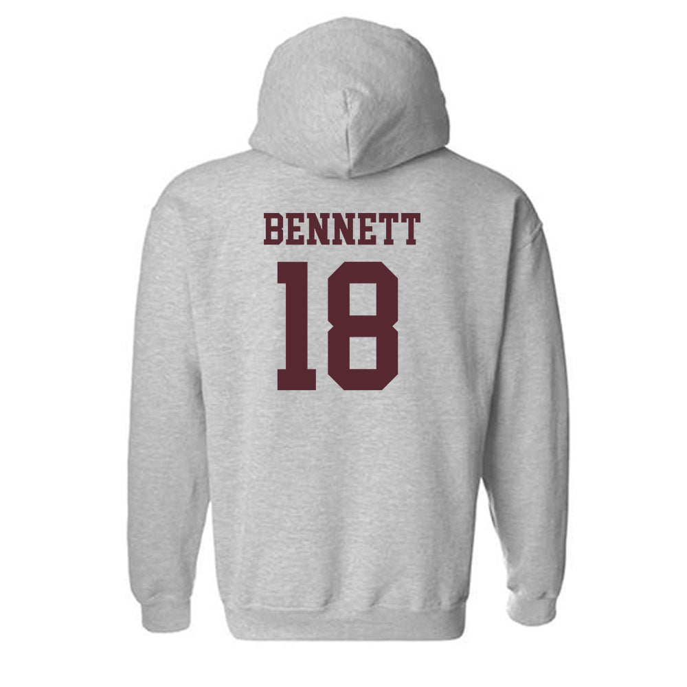 Texas State - NCAA Women's Volleyball : India Bennett - Classic Shersey Hooded Sweatshirt-1