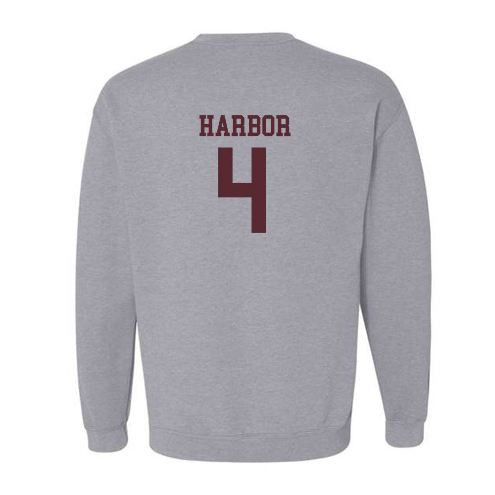Texas State - NCAA Women's Basketball : Myla Harbor - Crewneck Sweatshirt-1