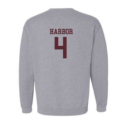 Texas State - NCAA Women's Basketball : Myla Harbor - Crewneck Sweatshirt-1