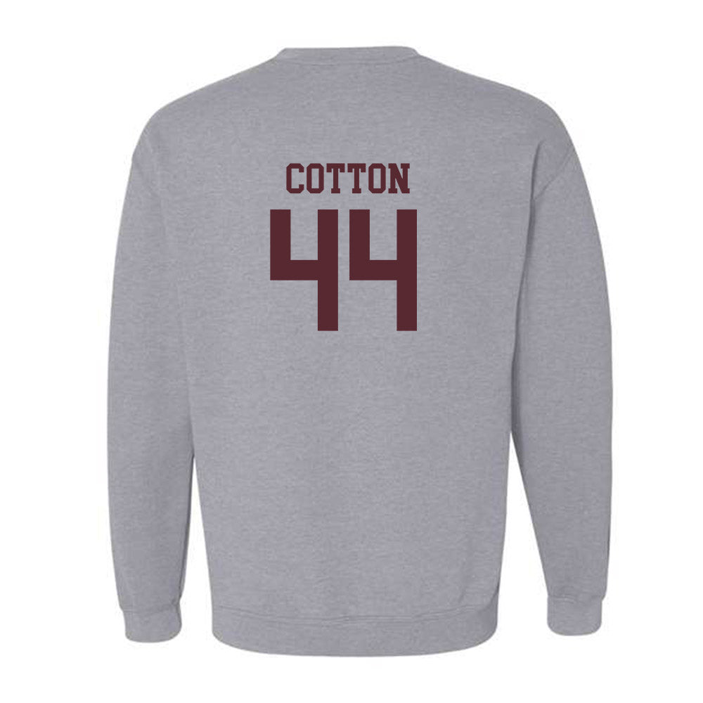 Texas State - NCAA Baseball : Jackson Cotton - Crewneck Sweatshirt-1