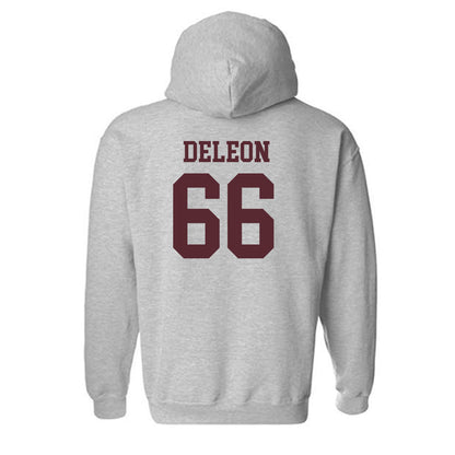 Texas State - NCAA Football : Justin Deleon - Classic Shersey Hooded Sweatshirt-1