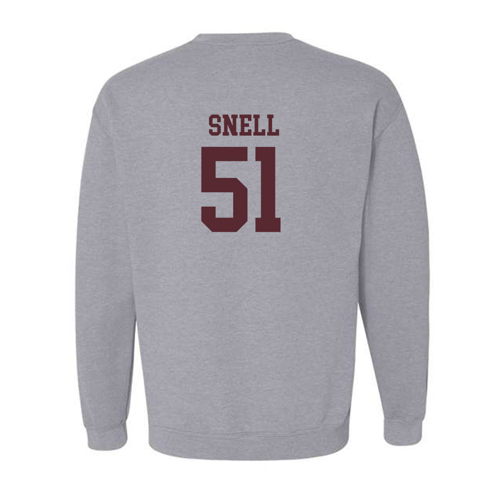 Texas State - NCAA Football : Darian Snell - Classic Shersey Crewneck Sweatshirt-1