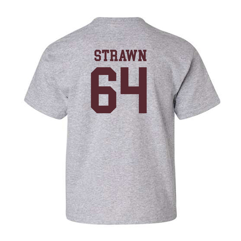 Texas State - NCAA Football : Dorion Strawn - Youth T-Shirt-1