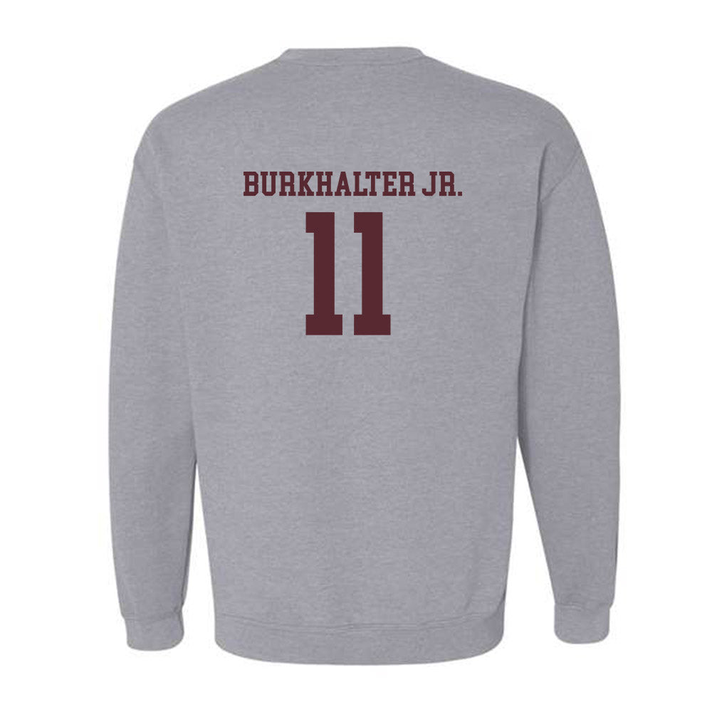 Texas State - NCAA Football : Trenton Burkhalter Jr. - Classic Shersey Crewneck Sweatshirt-1