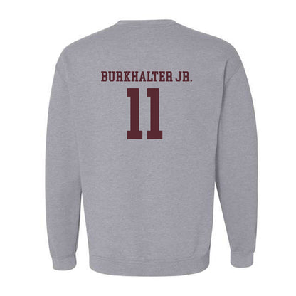 Texas State - NCAA Football : Trenton Burkhalter Jr. - Classic Shersey Crewneck Sweatshirt-1