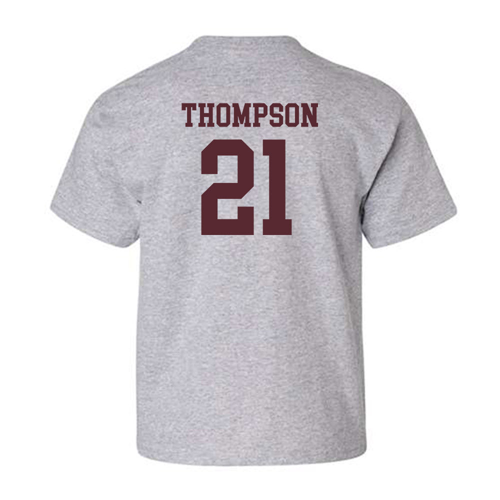 Texas State - NCAA Men's Basketball : Deke Thompson - Youth T-Shirt-1