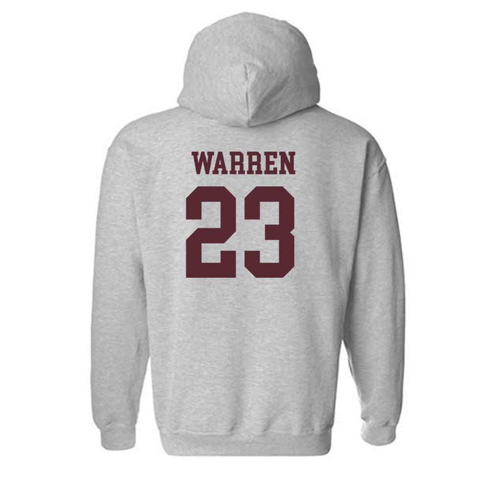 Texas State - NCAA Football : Xavier Warren - Classic Shersey Hooded Sweatshirt-1
