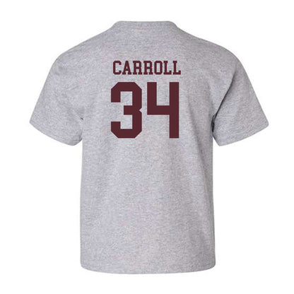 Texas State - NCAA Baseball : Coll Carroll - Classic Shersey Youth T-Shirt-1